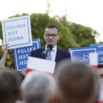 13.10.2018 Opatów. Premier Mateusz Morawiecki spotkał się z mieszkańcami miasta / Jarosław Kubalski / Radio Kielce