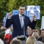 13.10.2018 Opatów. Premier Mateusz Morawiecki spotkał się z mieszkańcami miasta / Jarosław Kubalski / Radio Kielce