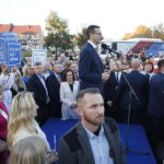 13.10.2018 Opatów. Premier Mateusz Morawiecki spotkał się z mieszkańcami miasta / Jarosław Kubalski / Radio Kielce