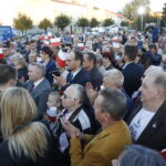 13.10.2018 Opatów. Premier Mateusz Morawiecki spotkał się z mieszkańcami miasta / Jarosław Kubalski / Radio Kielce