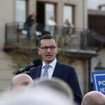 13.10.2018 Opatów. Premier Mateusz Morawiecki spotkał się z mieszkańcami miasta / Jarosław Kubalski / Radio Kielce