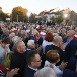 13.10.2018 Opatów. Premier Mateusz Morawiecki spotkał się z mieszkańcami miasta / Jarosław Kubalski / Radio Kielce