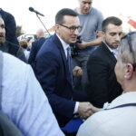 13.10.2018 Opatów. Premier Mateusz Morawiecki spotkał się z mieszkańcami miasta / Jarosław Kubalski / Radio Kielce