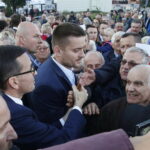 13.10.2018 Opatów. Premier Mateusz Morawiecki spotkał się z mieszkańcami miasta / Jarosław Kubalski / Radio Kielce