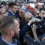 13.10.2018 Opatów. Premier Mateusz Morawiecki spotkał się z mieszkańcami miasta / Jarosław Kubalski / Radio Kielce