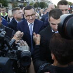 13.10.2018 Opatów. Premier Mateusz Morawiecki spotkał się z mieszkańcami miasta / Jarosław Kubalski / Radio Kielce