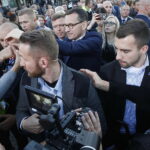 13.10.2018 Opatów. Premier Mateusz Morawiecki spotkał się z mieszkańcami miasta / Jarosław Kubalski / Radio Kielce