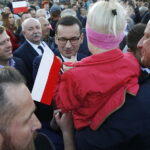 13.10.2018 Opatów. Premier Mateusz Morawiecki spotkał się z mieszkańcami miasta / Jarosław Kubalski / Radio Kielce