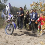 14.10.2018 Dębska Wola. „100 minut dla 100-lecia” - zawody motocrossowe na 100 lecie odzyskania niepodległości Polski / Jarosław Kubalski / Radio Kielce