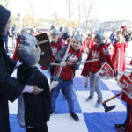 14.10.2018 Kielce. WDK. Turniej szachowy i pokaz żywych szachów / Jarosław Kubalski / Radio Kielce