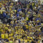 14.10.2018 Kielce. Mecz Ligi Mistrzów PGE Vive Kielce - Vardar Skopje. Kibice / Jarosław Kubalski / Radio Kielce