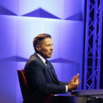 15.10.2018 Radio Kielce i TVP3 „Debata o Kielcach”. Marcin Chłodnicki - kandydat na prezydenta Kielc / Jarosław Kubalski / Radio Kielce