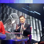 15.10.2018 Radio Kielce i TVP3 „Debata o Kielcach”. Beata Oleś - TVP3 Kielce, Paweł Solarz - Radio Kielce i Wojciech Lubawski / Jarosław Kubalski / Radio Kielce