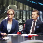 16.10.2018 Radio Kielce i TVP3 Kielce. Debata o regionie. Kandydaci do sejmiku województwa świętokrzyskiego. Prowadzący debatę Beata Oles (TVP3) i Paweł Solarz (Radio Kielce) / Jarosław Kubalski / Radio Kielce