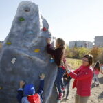 16.10.2018 Kielce. Otwarcie placu zabaw przy ulicy Dewońskiej / Jarosław Kubalski / Radio Kielce