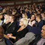 18.10.2018 Kielce. Kino "Moskwa". Promocja książki Macieja Gawlikowskiego i Mirosława Lewandowskiego "Na Szlaku Kadrówek 1981-1989” oraz filmu "Marsz Niepodległości" / Jarosław Kubalski / Radio Kielce