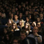 18.10.2018 Kielce. Kino "Moskwa". Promocja książki Macieja Gawlikowskiego i Mirosława Lewandowskiego "Na Szlaku Kadrówek 1981-1989” oraz filmu "Marsz Niepodległości" / Jarosław Kubalski / Radio Kielce