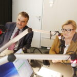 19.10.2018 Radio Kielce. Minister Beata Kempa i prezydent Kielc Wojciech Lubawski / Jarosław Kubalski / Radio Kielce