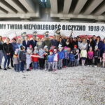 19.10.2018 Kielce. Wiadukt Żelazna. Otwarcie muralu upamiętniającego 100. rocznicę odzyskania niepodległości przez Polskę / Jarosław Kubalski / Radio Kielce