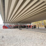 19.10.2018 Kielce. Wiadukt Żelazna. Otwarcie muralu upamiętniającego 100. rocznicę odzyskania niepodległości przez Polskę / Jarosław Kubalski / Radio Kielce