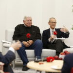 23.10.2018 Radio Kielce. 500 odcinek audycji Moc Histrorii autorstwa Bohdana Gumowskiego i Cezarego Jastrzębskiego nagrywany z udziałem publiczności. Autorzy Cezary Jestrzębski i Bohdan Gumowski / Jarosław Kubalski / Radio Kielce