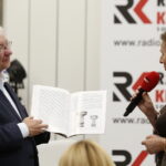 23.10.2018 Radio Kielce. 500 odcinek audycji Moc Histrorii autorstwa Bohdana Gumowskiego i Cezarego Jastrzębskiego nagrywany z udziałem publiczności / Jarosław Kubalski / Radio Kielce