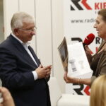 23.10.2018 Radio Kielce. 500 odcinek audycji Moc Histrorii autorstwa Bohdana Gumowskiego i Cezarego Jastrzębskiego nagrywany z udziałem publiczności / Jarosław Kubalski / Radio Kielce