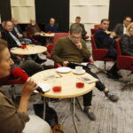 23.10.2018 Radio Kielce. 500 odcinek audycji Moc Histrorii autorstwa Bohdana Gumowskiego i Cezarego Jastrzębskiego nagrywany z udziałem publiczności / Jarosław Kubalski / Radio Kielce