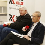 23.10.2018 Radio Kielce. 500 odcinek audycji Moc Histrorii autorstwa Bohdana Gumowskiego i Cezarego Jastrzębskiego nagrywany z udziałem publiczności. Autorzy Cezary Jestrzębski i Bohdan Gumowski / Jarosław Kubalski / Radio Kielce