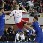 24.10.2018 Ostrowiec Świętokrzyski. Eliminacje Euro 2020 w piłce ręcznej mężczyzn. Mecz Polska - Kosowo / Jarosław Kubalski / Radio Kielce