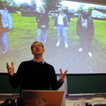 25.10.2018 Kielce UJK. Dni Kreatywnej i Aktywnej Edukacji. Michał Braun - ekspert w dziedzinie międzynarodowych programów edukacyjnych / Jarosław Kubalski / Radio Kielce