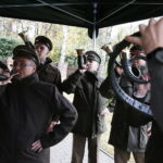 25.10.2018 Kielce. Odsłonięcie obelisku i zasadzenie Dębu Niepodległości na terenie Nadleśnictwa Kielce w 100 rocznicę odzyskania przez Polskę niepodległości / Jarosław Kubalski / Radio Kielce