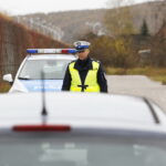 26.10.2018 Kielce. Ulica Krakowska. Policja kontroluje kierowców / Jarosław Kubalski / Radio Kielce