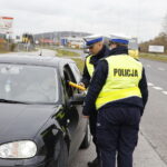 26.10.2018 Kielce. Ulica Krakowska. Policja kontroluje kierowców / Jarosław Kubalski / Radio Kielce