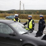 26.10.2018 Kielce. Ulica Krakowska. Policja kontroluje kierowców / Jarosław Kubalski / Radio Kielce