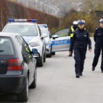 26.10.2018 Kielce. Ulica Krakowska. Policja kontroluje kierowców / Jarosław Kubalski / Radio Kielce