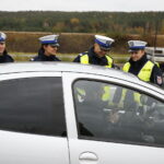 26.10.2018 Kielce. Ulica Krakowska. Policja kontroluje kierowców / Jarosław Kubalski / Radio Kielce