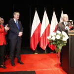 29.10.2018 Kielce. KCK. Wicepremier Beata Szydło z wizyta poparcia dla ubiegającego się o reelekcje prezydenta Kielc Wojciecha Lubawskiego. Wicepremier Beata Szydło, prezydent Kielc Wojciech Lubawski i poseł Krzysztof Lipiec / Jarosław Kubalski / Radio Kielce