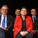 29.10.2018 Kielce. KCK. Wicepremier Beata Szydło z wizyta poparcia dla ubiegającego się o reelekcje prezydenta Kielc Wojciecha Lubawskiego. Wicepremier Beata Szydło i prezydent Kielc Wojciech Lubawski / Jarosław Kubalski / Radio Kielce