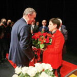 29.10.2018 Kielce. KCK. Wicepremier Beata Szydło z wizyta poparcia dla ubiegającego się o reelekcje prezydenta Kielc Wojciecha Lubawskiego. Wicepremier Beata Szydło i prezydent Kielc Wojciech Lubawski / Jarosław Kubalski / Radio Kielce