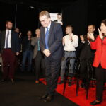 29.10.2018 Kielce. KCK. Wicepremier Beata Szydło z wizyta poparcia dla ubiegającego się o reelekcje prezydenta Kielc Wojciecha Lubawskiego. Wicepremier Beata Szydło i prezydent Kielc Wojciech Lubawski / Jarosław Kubalski / Radio Kielce