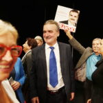 29.10.2018 Kielce. KCK. Wicepremier Beata Szydło z wizyta poparcia dla ubiegającego się o reelekcje prezydenta Kielc Wojciecha Lubawskiego. Prezydent Kielc Wojciech Lubawski / Jarosław Kubalski / Radio Kielce