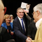 29.10.2018 Kielce. KCK. Wicepremier Beata Szydło z wizyta poparcia dla ubiegającego się o reelekcje prezydenta Kielc Wojciecha Lubawskiego. Prezydent Kielc Wojciech Lubawski / Jarosław Kubalski / Radio Kielce