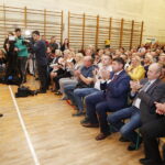 29.10.2018 Radlin. Wicepremier Beata Szydło podczas spotkania z mieszkańcami poparła kandydatkę na wójta Górna Annę Michalską / Jarosław Kubalski / Radio Kielce