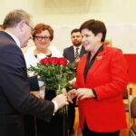 29.10.2018 Radlin. Wicepremier Beata Szydło podczas spotkania z mieszkańcami poparła kandydatkę na wójta Górna Annę Michalską / Jarosław Kubalski / Radio Kielce