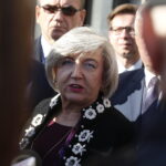 Wizyta ministra infrastruktury Andrzeja Adamczyka w Kielcach. Elżbieta Śreniawska - prezes kieleckiego MPK / Jarosław Kubalski / Radio Kielce