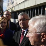 Wizyta ministra infrastruktury Andrzeja Adamczyka w Kielcach. Poseł Anna Krupka i minister Andrzej Adamczyk / Jarosław Kubalski / Radio Kielce