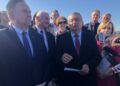 Wizyta ministra infrastruktury Andrzeja Adamczyka w Sandomierzu / Grażyna Szlęzak-Wójcik / Radio Kielce