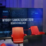 Studio przygotowane na Debaty Wyborcze / Karol Żak / Radio Kielce