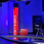 Studio przygotowane na Debaty Wyborcze / Karol Żak / Radio Kielce